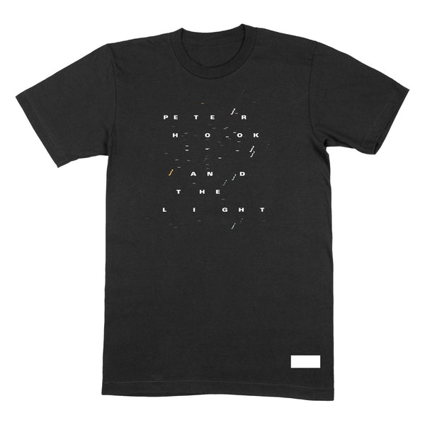 Signed Peter Hook & The Light 2023 Tour Black T-Shirt