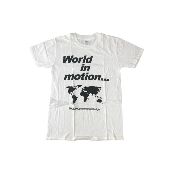 World In Motion White Mens T-Shirt